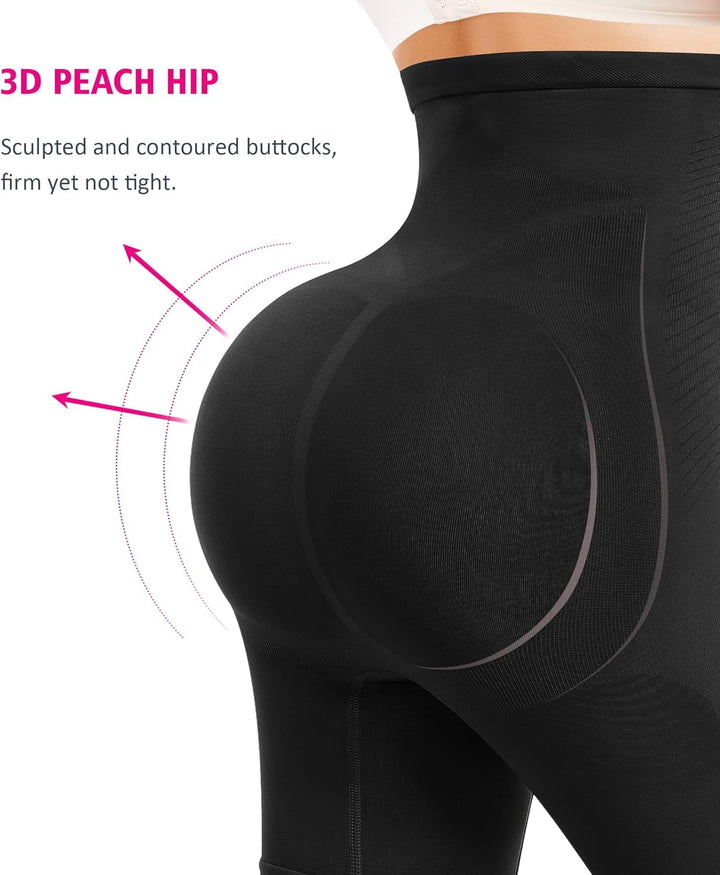 KUMAYES Bauchweg Unterhose Damen Hohe Taille Shapewear Nahtlose Miederhose Bauchkontrolle Höschen Sh