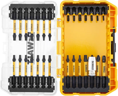 Dewalt Extreme Flextorq Schrauberbit-Set (29-teilig, Bit-Set mit Kunststoff-Box, für Profis- und Hob