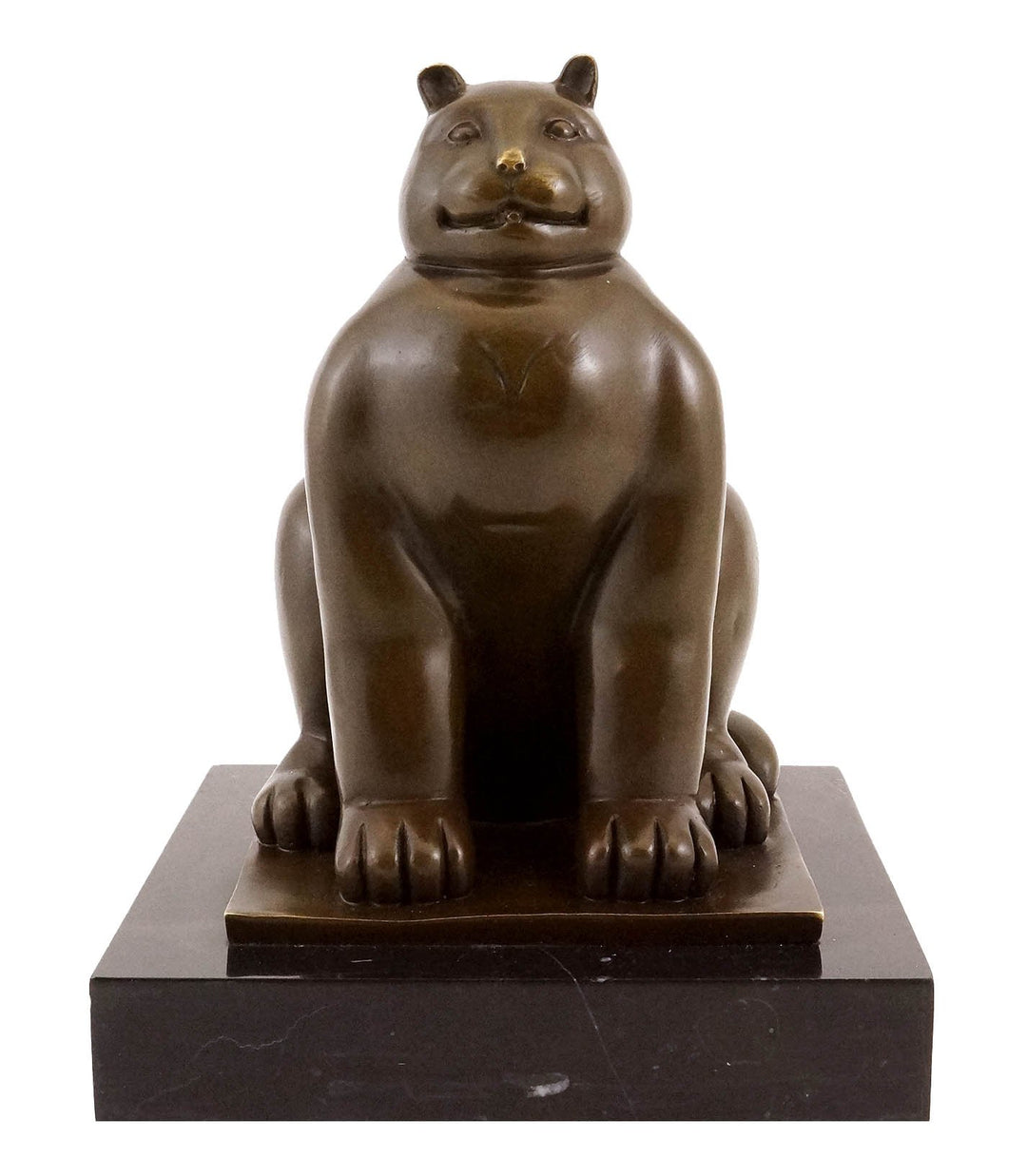 Kunst & Ambiente - Fernando Botero - Fat Cat/Fette Katze - Bronzeskulptur - signiert - Statuen onlin