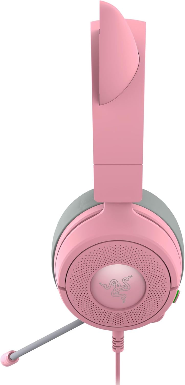 Razer Kraken Kitty V3 X - Kabelgebundenes Kitty-Headset für Gaming - Kultige Kitty-Ohren - 270g leic