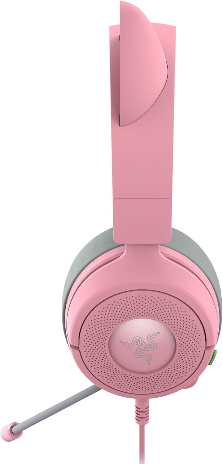 Razer Kraken Kitty V3 X - Kabelgebundenes Kitty-Headset für Gaming - Kultige Kitty-Ohren - 270g leic