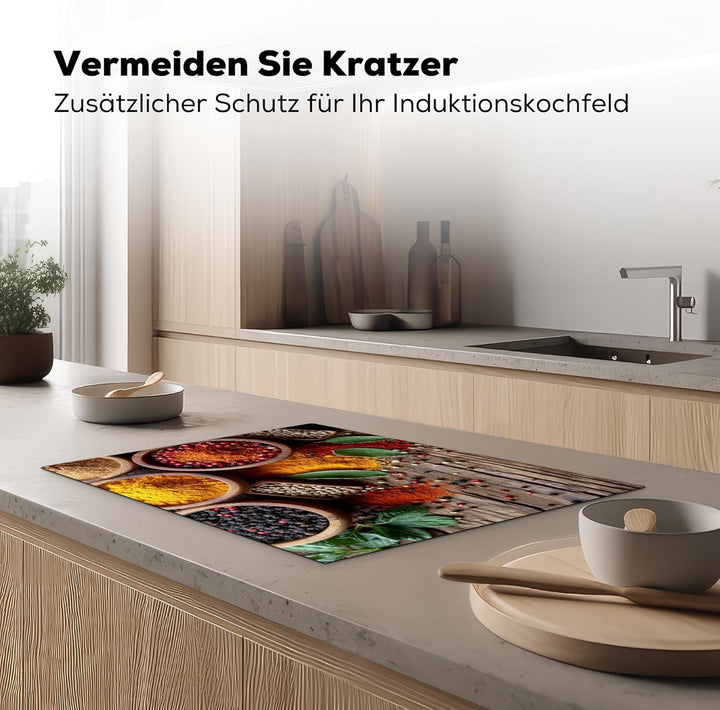 KitchenYeah© Herdabdeckplatte Einteilig Küche Ceranfeld Abdeckplatte Cerankochfeld Abdeckung Indukti