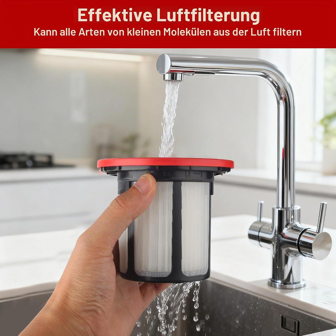 2 Stück Filter für Bosch Unlimited 6 Series mit Filterhalter und Bürste Staubsauger Zubehör Ersatzte