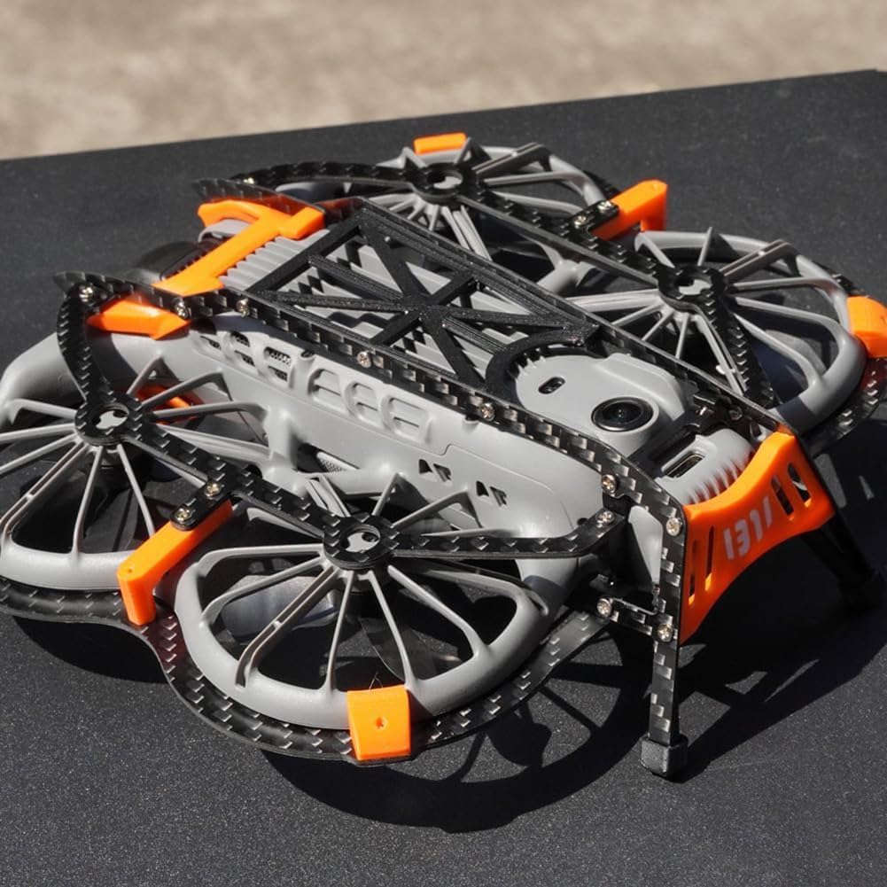 Carbon Fiber Armor Protection Kit Kompatibel mit DJI Neo 2 - Leichte, stossfeste Abdeckung mit Gimba
