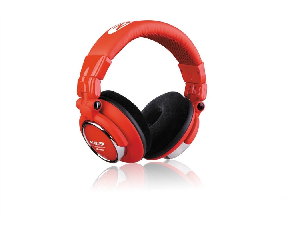 Zomo HD-1200 Professioneller Stereo-Kopfhörer (110dB, 3m) toxic rot