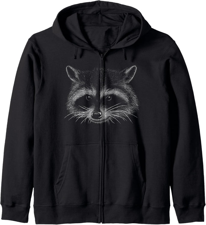 Trendy Waschbär Trash Panda Raccoon Kapuzenjacke