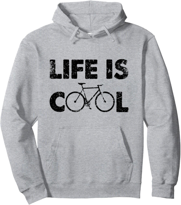 Biker Radfahren Fahrrad Das Leben ist cool Pullover Hoodie