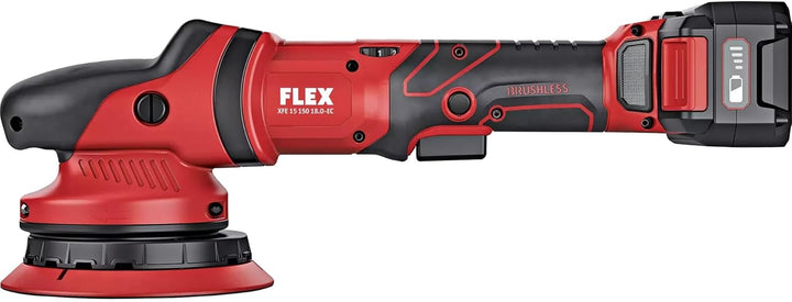 Flex 15 150 18.0-EC Cordless Orbital Polisher 18V Bare Unit XFE1518N Red