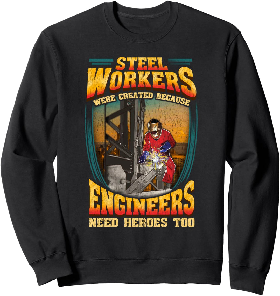 Lustiger Stahlarbeiter-Vati im Stahlwerks-Arbeiter-Witz Sweatshirt
