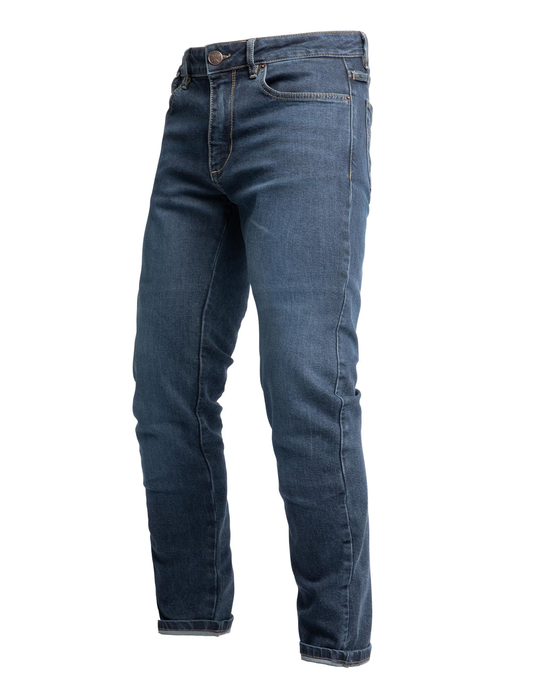 John Doe Taylor Monolayer XTM Motorrad Jeans Stretch Atmungsaktiv mit Protektoren 28W / 32L Indigo,