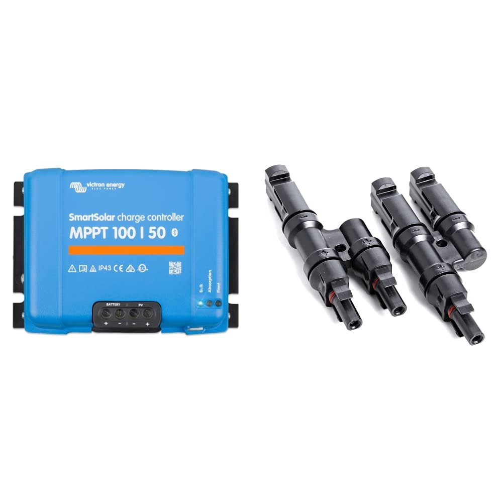 Victron Energy SCC10050210 SmartSolar MPPT Solar Charge Controller 100/50 & Offgridtec® Y-Stecker -