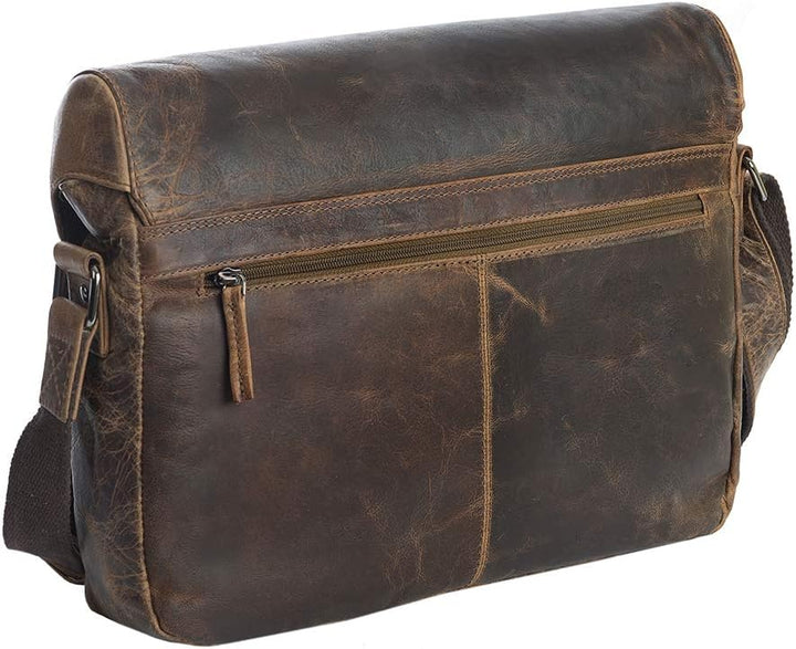 Greenland Nature Montana Umhängetasche I Leder 35 cm