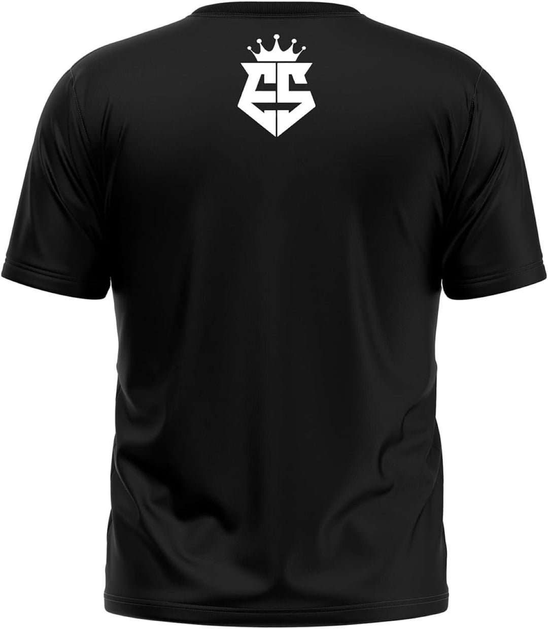 Männer T-Shirt EL-1005 Rundhals Baumwoll Shirt M Schwarz, M Schwarz