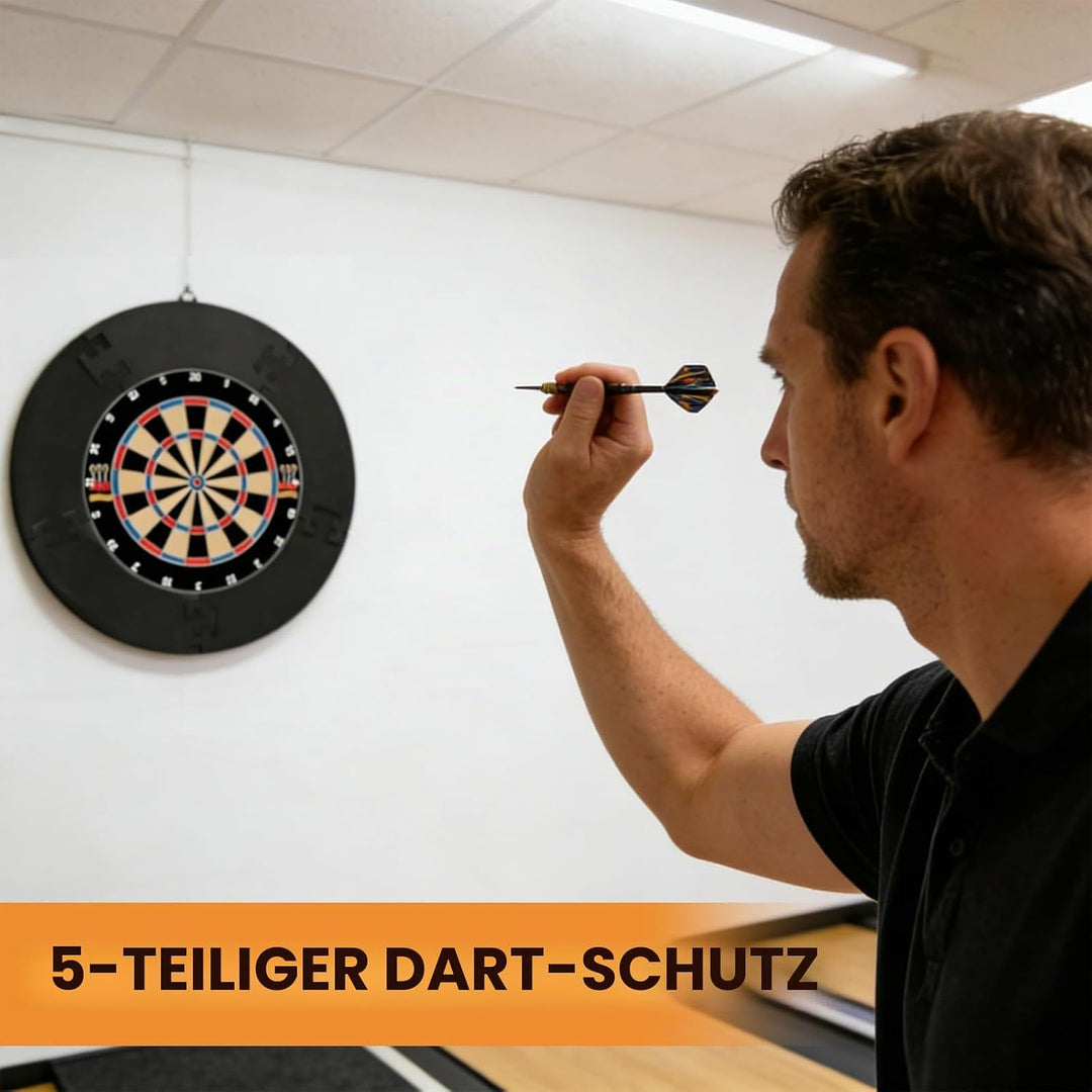 Dartscheiben Schutzring 5 Stück Dart Surround Innenring 45 cm Dartscheiben Umrandung Aussenring 72 c