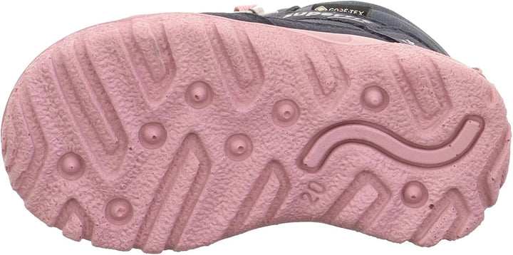 Superfit Mädchen HUSKY1 warm gefütterte Gore-Tex Schneestiefel 20 EU Blau Rosa 8010, 20 EU Blau Rosa