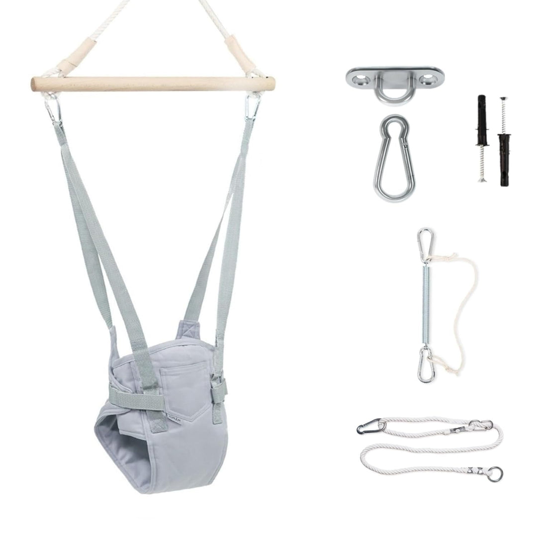 MAMOI® Baby Türhopser mit Haken zur Befestigung | Turschaukel Baby | Hüpfschaukel für Babys | Türhop