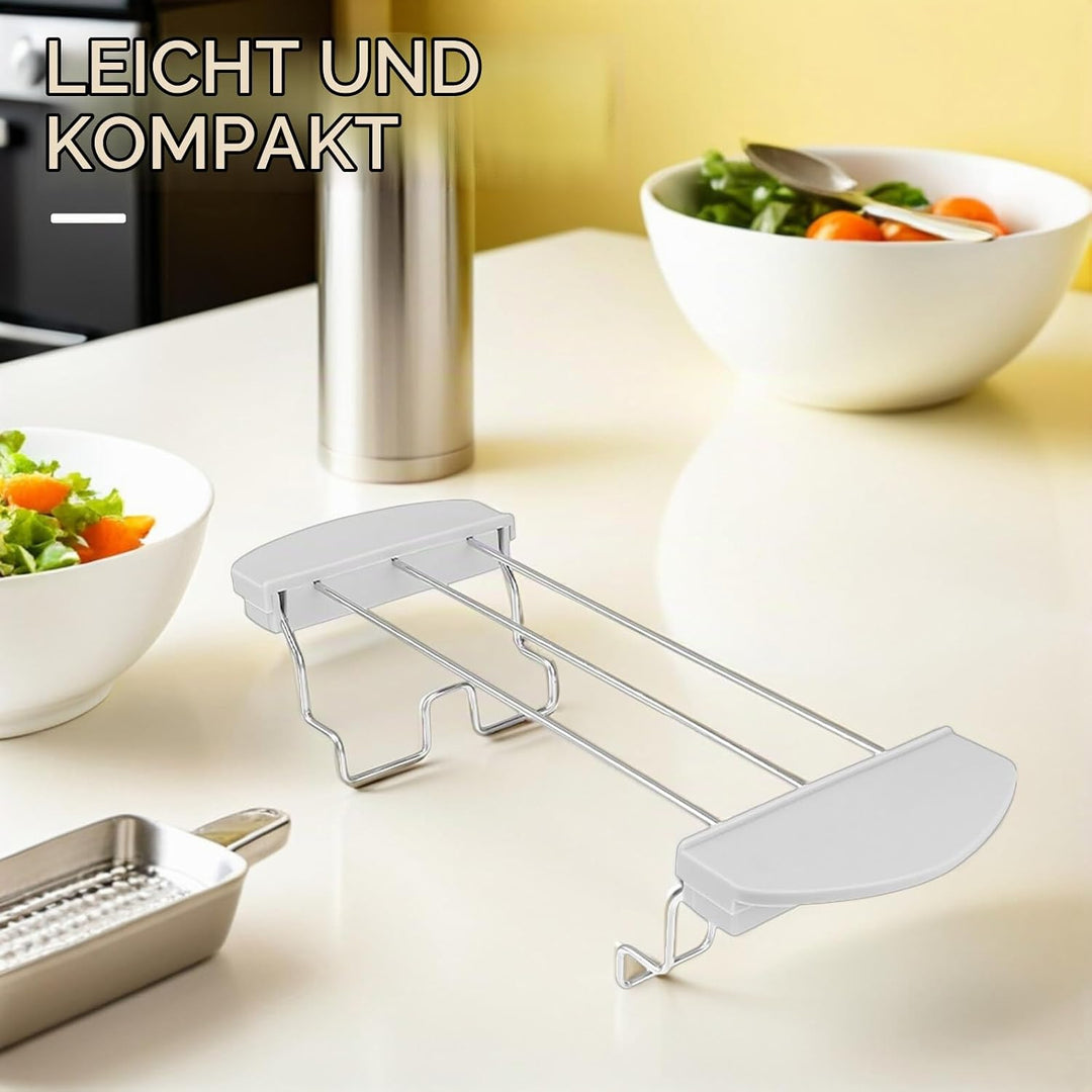 Garneck Toaster Aufsatz Für Brötchen – Universal Brötchenaufsatz Aus Edelstahl - Idealer Toaststände