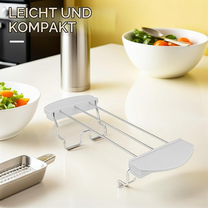 Garneck Toaster Aufsatz Für Brötchen – Universal Brötchenaufsatz Aus Edelstahl - Idealer Toaststände
