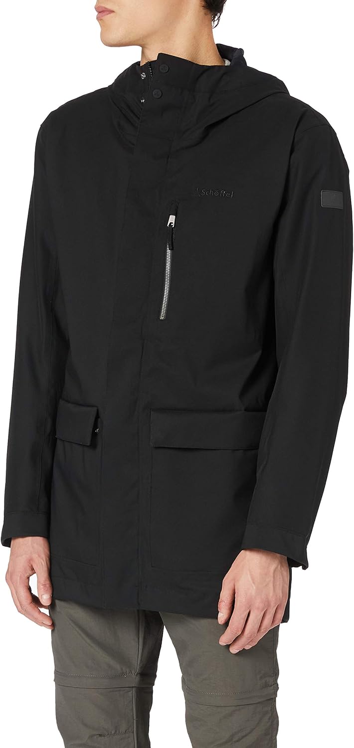 Schöffel Herren Parka Gillingham M, winddichter, atmungsaktiver Regenparka, urbane Outdoor Jacke, Wa