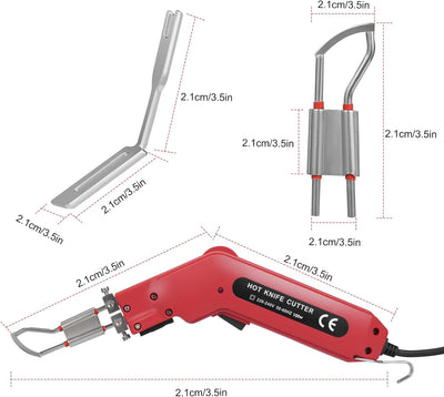 Yontwe Schaumstoffschneider, 100 W, 650 ℃ elektrisches heisses Messer, Werkzeugset zum Schneiden von