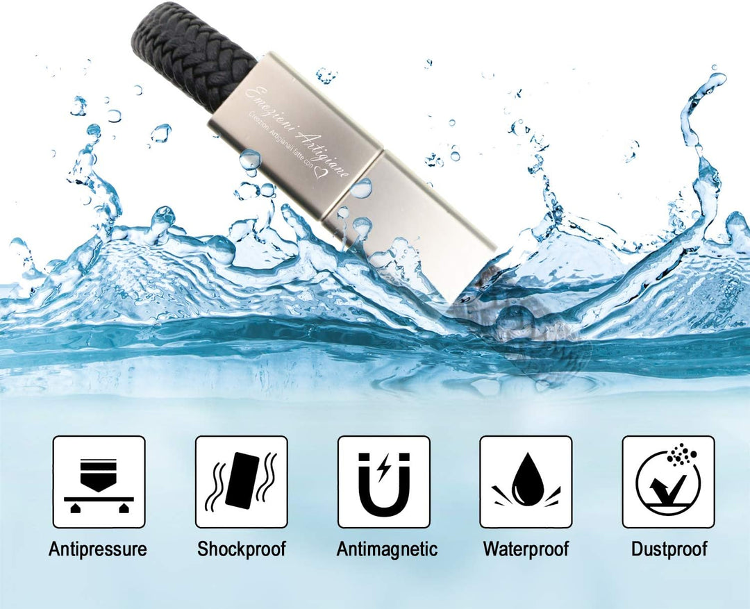 USB-Armband für Herren und Damen, verstellbar, 32 GB, originelle Geschenkidee für Geburtstag, Freund