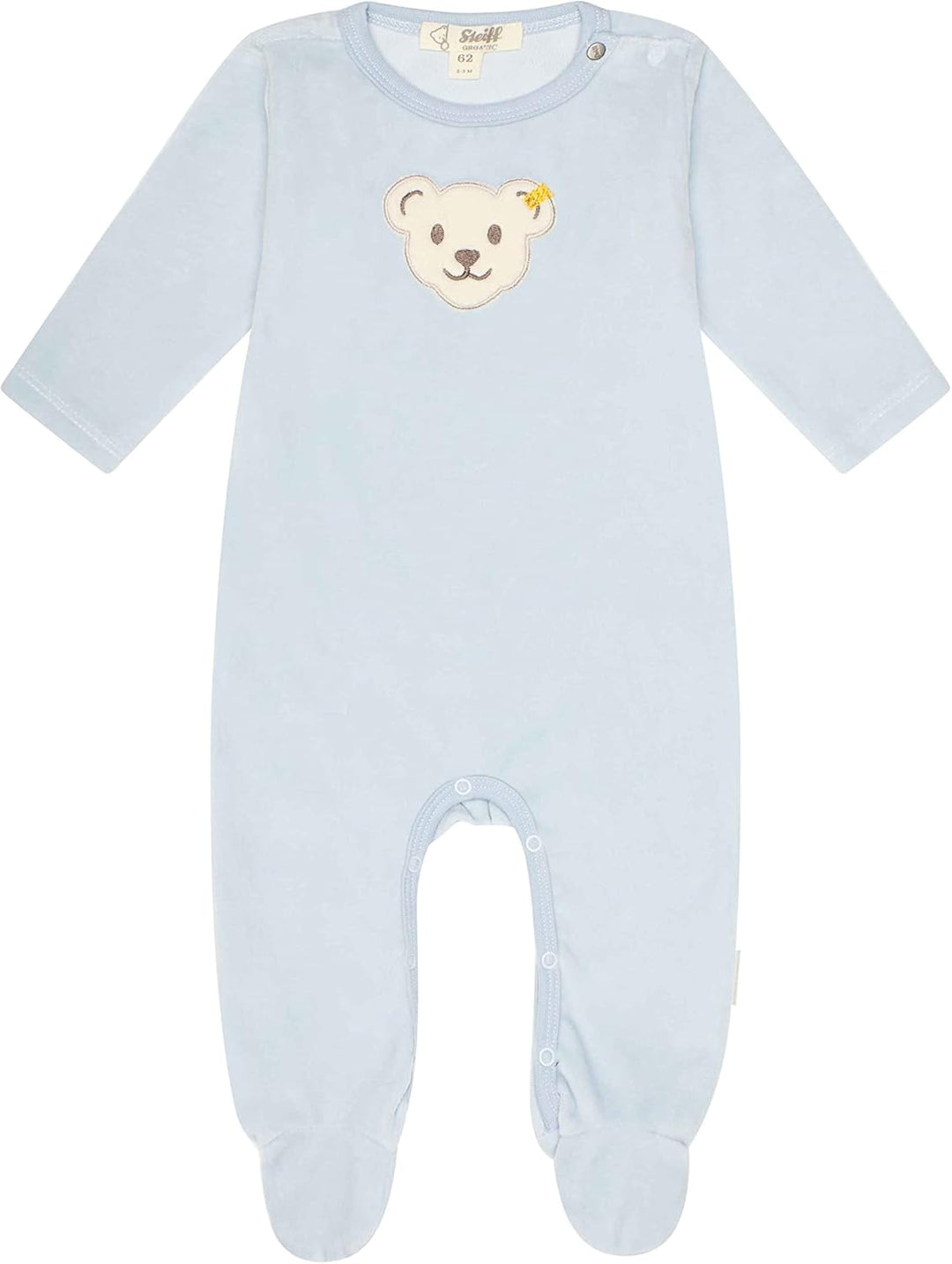 Steiff Unisex Baby Basic Kleinkind-Schlafanzüge, Celestial Blue