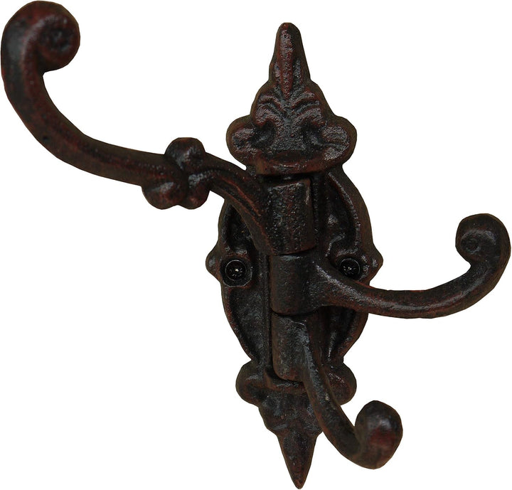degawo Wandgarderobe Haken im 5 er Set Handtuchhaken - Moderner schwarzer- brauner Wandhaken - Stilv