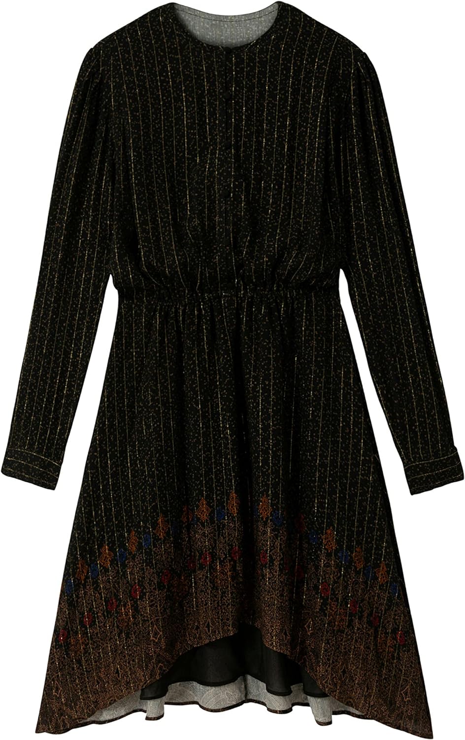 Desigual Damen 20wwvw50 Kleid, Schwarz, 26 Kurz EU