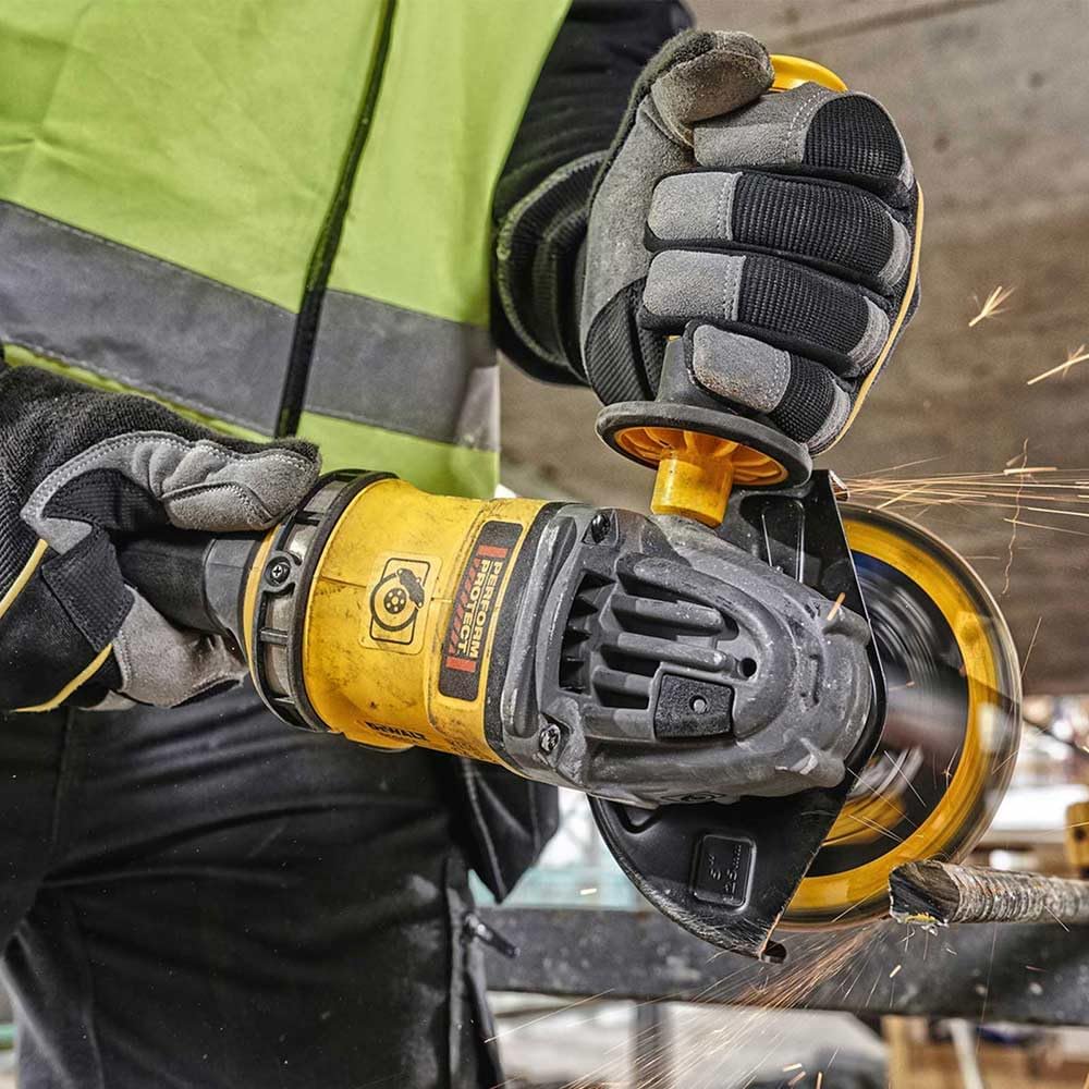 Dewalt DCG418N-XJ 54 V XR FLEXVOLT High Power 125 mm Winkelschleifer – blosse Einheit, Yellow