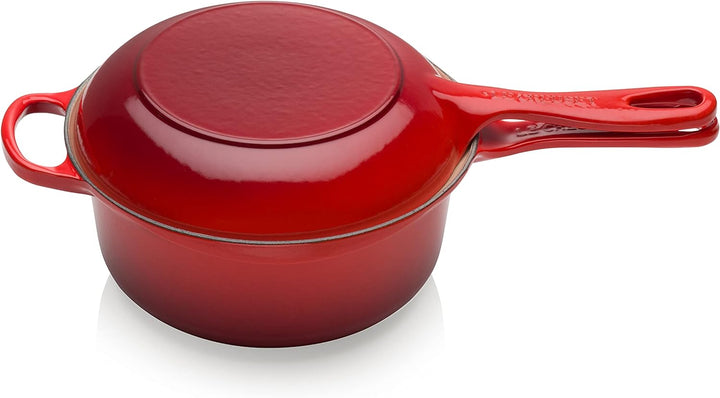 Le Creuset Signature 2-In-1 Marmitout, Gusseisen, Ø 22 cm, 2,3 L, Kirschrot, 25044220602460, Kirschr