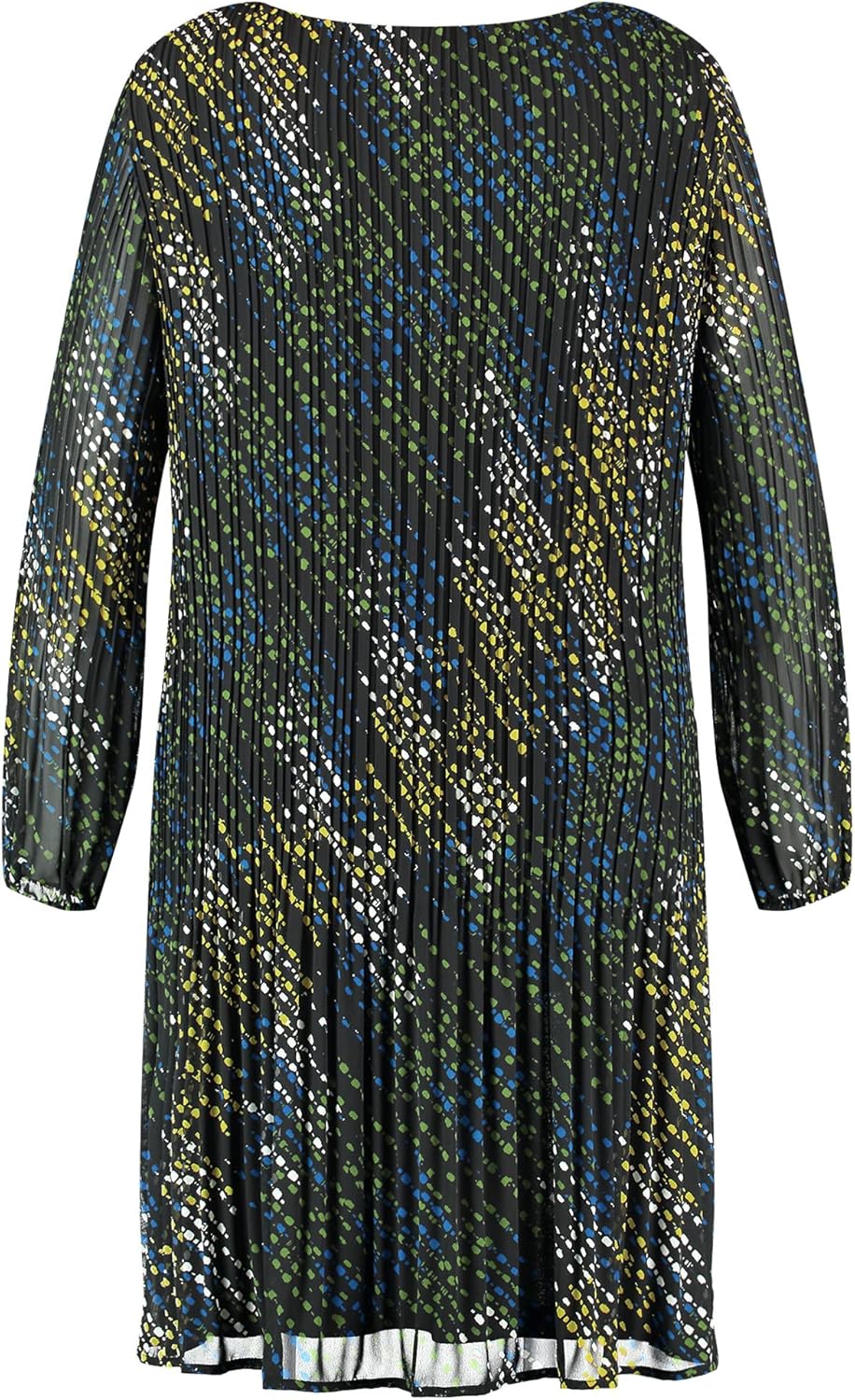 Samoon Damen Kleid Gewebe 56 Black Gemustert, 56 Black Gemustert