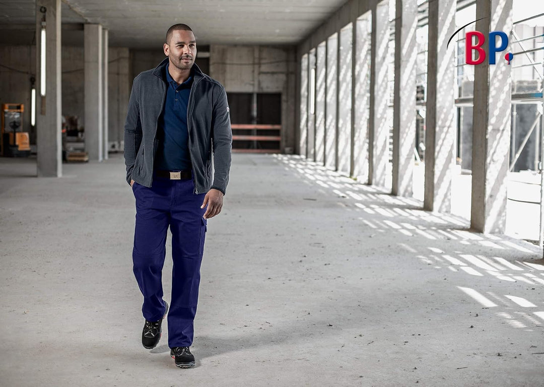 BP Workwear Basic 1485-060-53 Arbeitsjacke - Verdeckte Druckknopfleiste - Reine Baumwolle - Normale