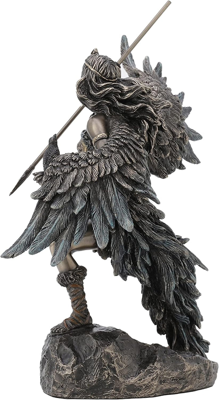 Veronese Design The Morrigan WU77827A4 Statue keltische Phantomkönigin, Göttin der Schlacht, Bronze-