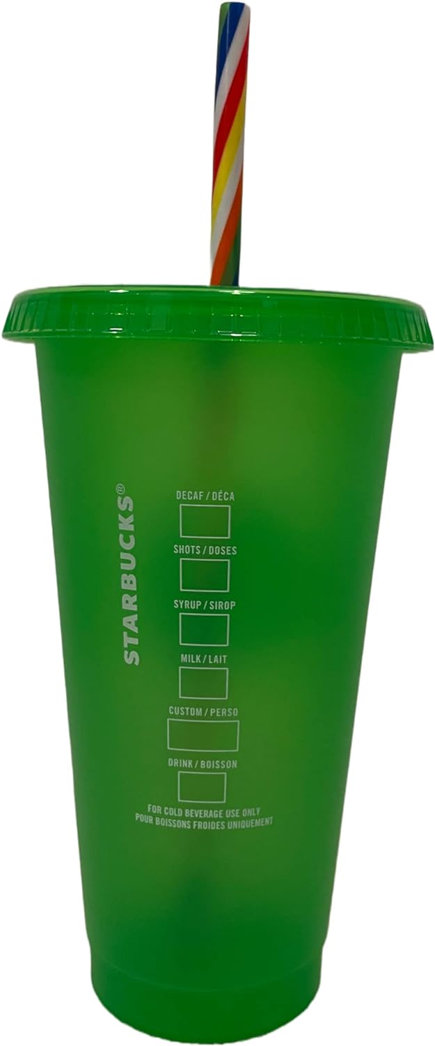 STARBUCKS Summer 2023 Green Color Changing Wiederverwendbare 680 ml Kaltbecher