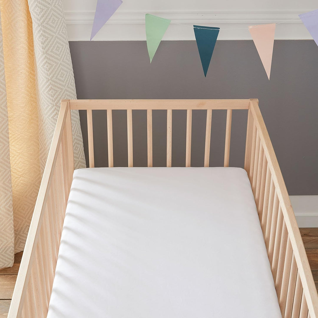 Babysom - Baby Matratzenschoner « 2 in 1 » - 70x140 cm - Spannbetttuch + wasserdichte Matratzenaufla