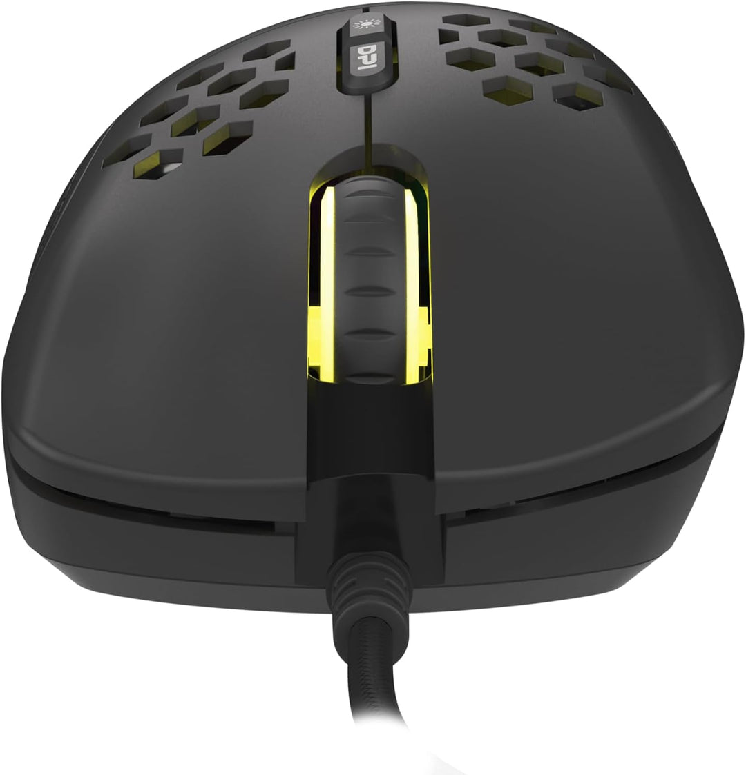 Genesis Gaming Maus KRYPTON 555 RGB kabelgebunden schwarz, Schwarz