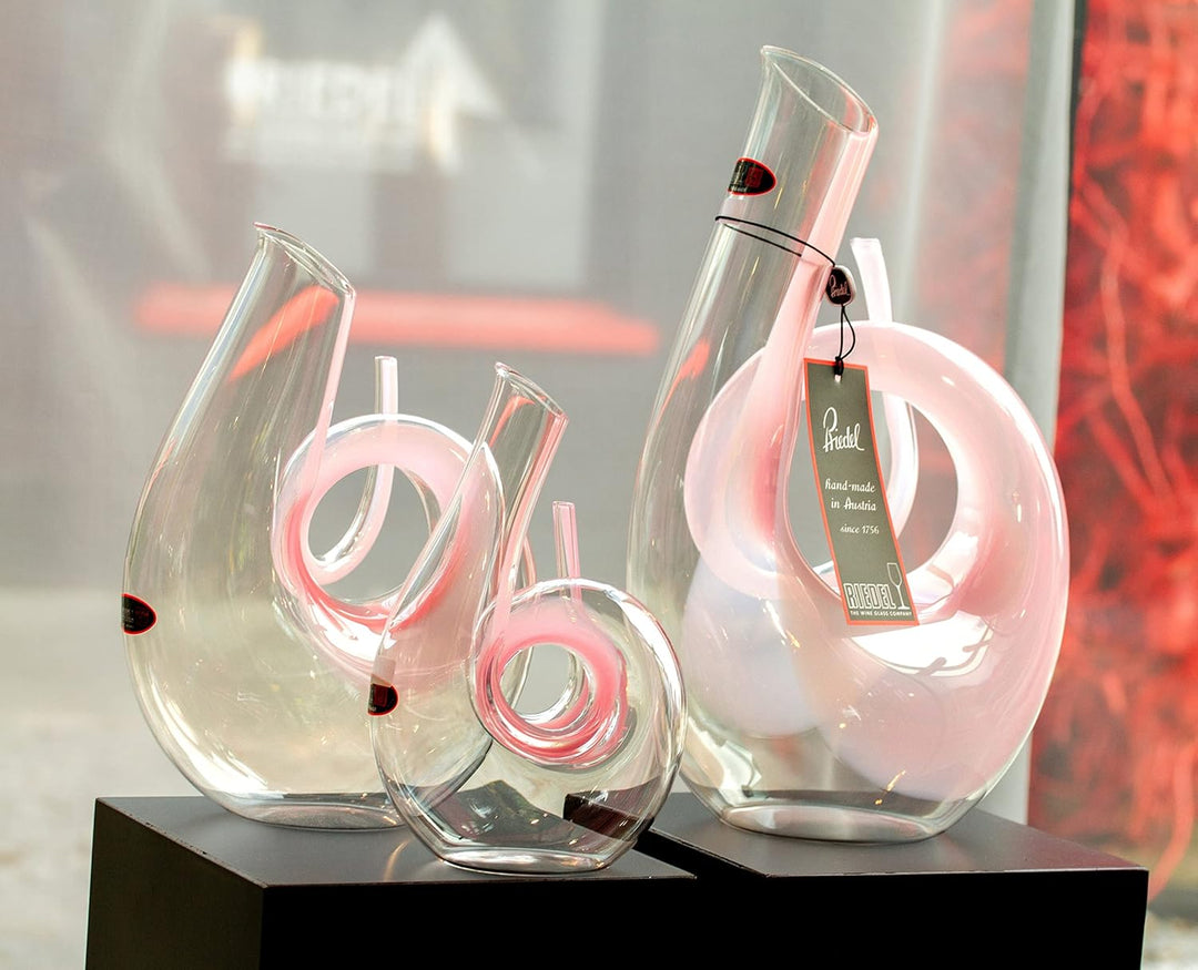 Riedel Dekanter Curly Pink