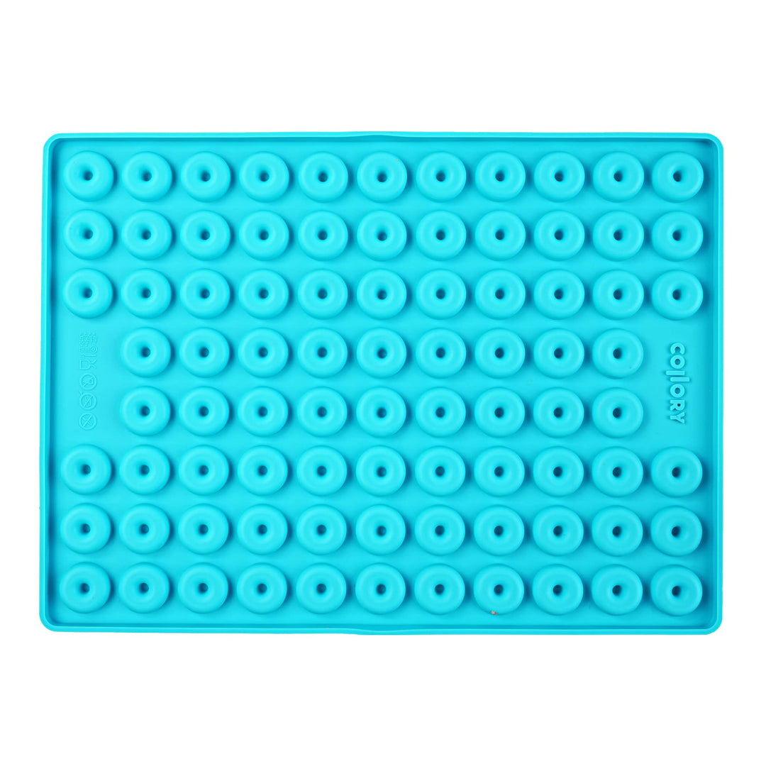 Collory Medium Donut (2,8cm) Silikon Backform für Hundekekse & Hundeleckerlis, Pralinenform, Schokol