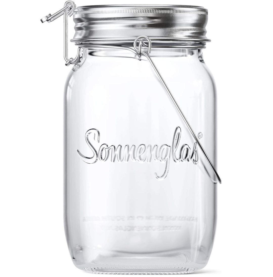 SONNENGLAS Classic 1000ml | Die Original Solarlampe/Solar-Laterne im Einmachglas aus Südafrika | Bek