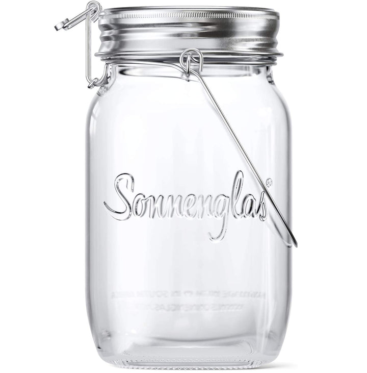 SONNENGLAS Classic 1000ml | Die Original Solarlampe/Solar-Laterne im Einmachglas aus Südafrika | Bek