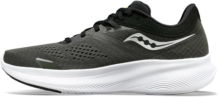 Saucony Men's Ride 16 Sneaker 40 EU 31 Umbra Slime, 40 EU 31 Umbra Slime