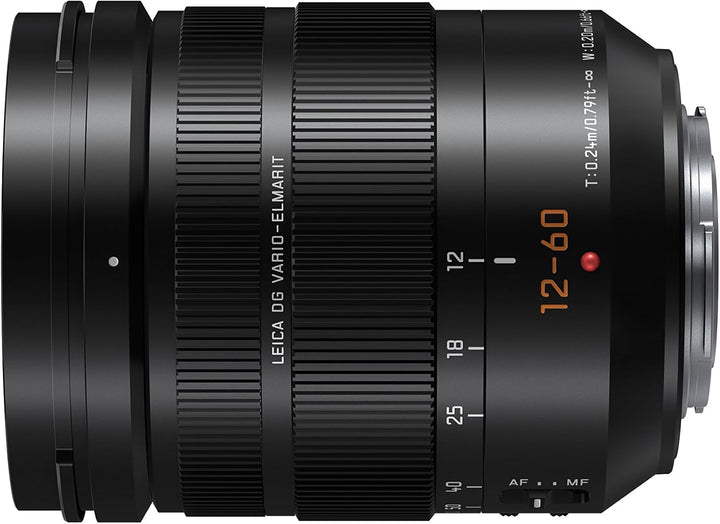 Panasonic H-ES12060E Leica DG Vario-Elmarit Kamera Objektive (12-60mm/F2.8-4.0, Standardzoom, Dual I