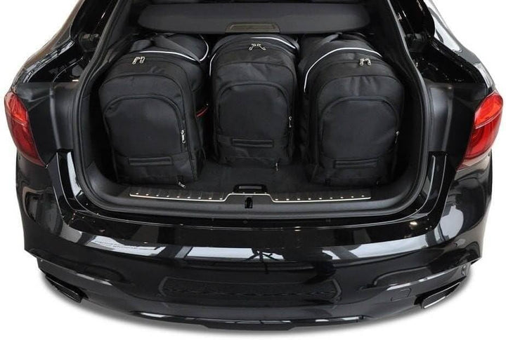 KJUST Dedizierte Kofferraumtaschen 4 STK kompatibel mit BMW X6 F16 2014-2019