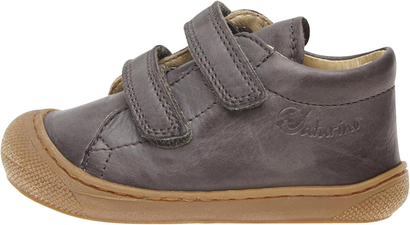 Naturino Cocoon VL-Lauflernschuhe aus Nappaleder-Anthrazit 17 EU Anthrazit, 17 EU Anthrazit