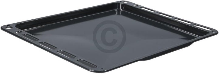 Backblech kompatibel mit smeg 480370571 schwarzes emailliertes Ofenblech Blech für Backofen