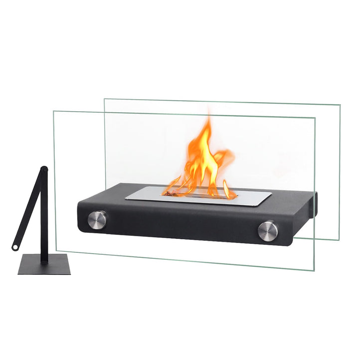 Indoor Tischfeuerstelle, Tragbarer windgeschützter Wärmespender, Tischfeuerstelle Mit Windschutz, Fü