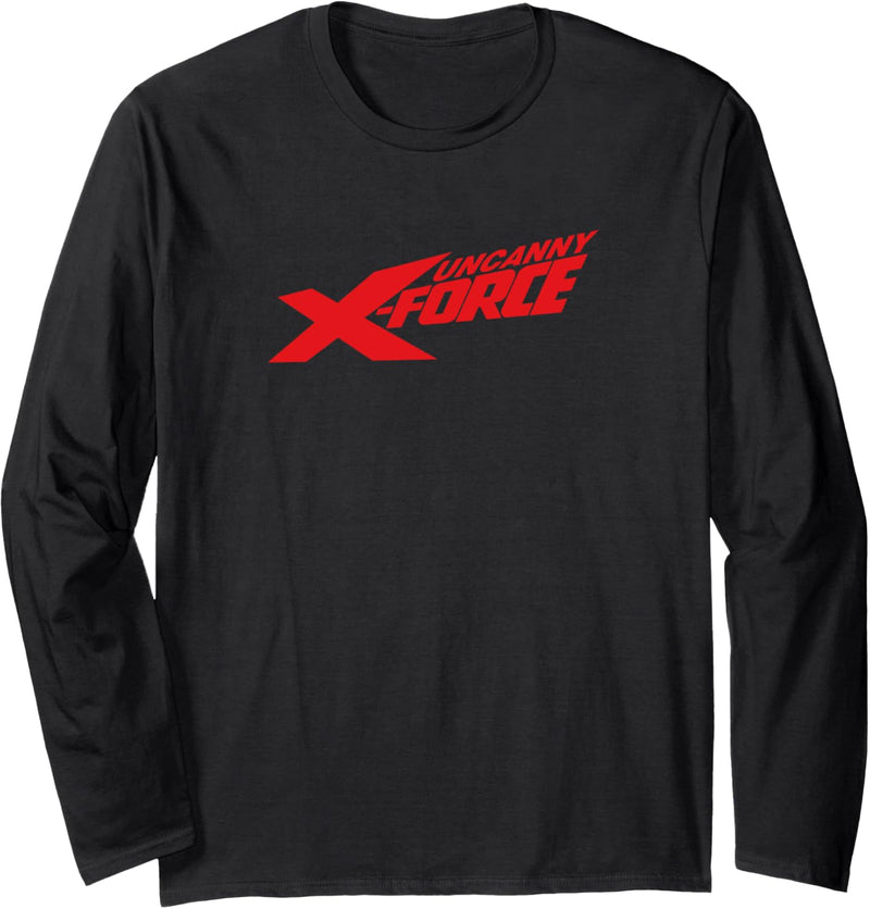 Marvel Uncanny X-Force Red Logo Langarmshirt