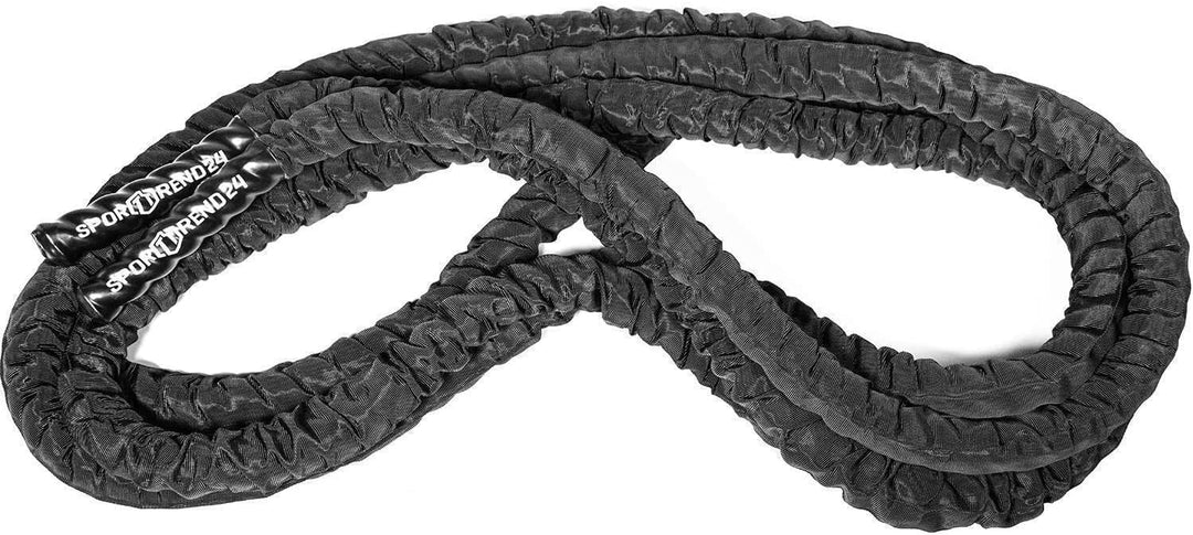 Sporttrend 24® Battle Rope 9m, 12m, 15m, Ø38mm und Ø50mm | Trainingsseil, Fitnessseil, Sportseil Sch