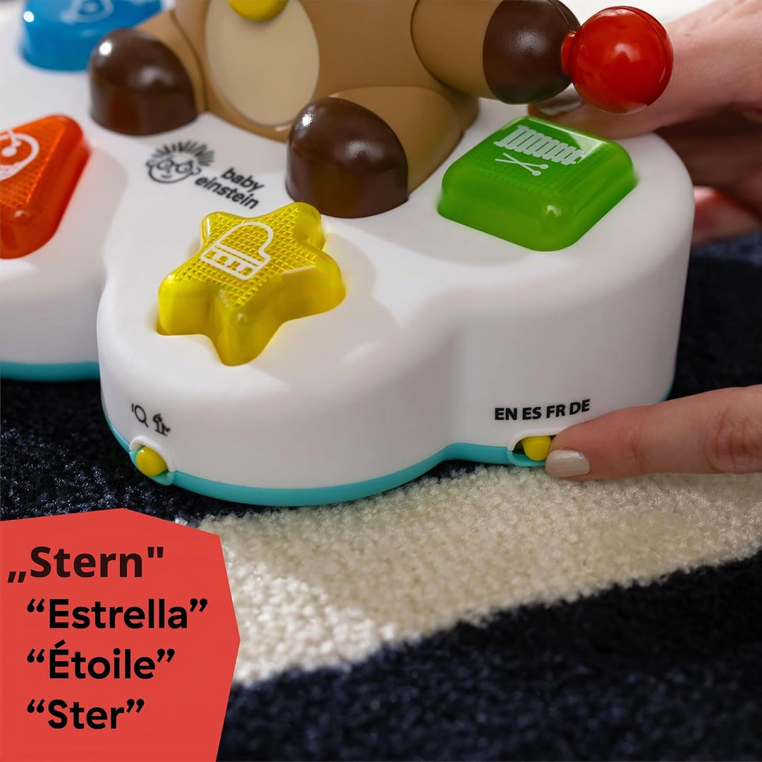 Baby Einstein, Drum &amp; Learn Dean Musikalisches Lernspielzeug, Multisensorisches Babyspielzeug, 2 Spi