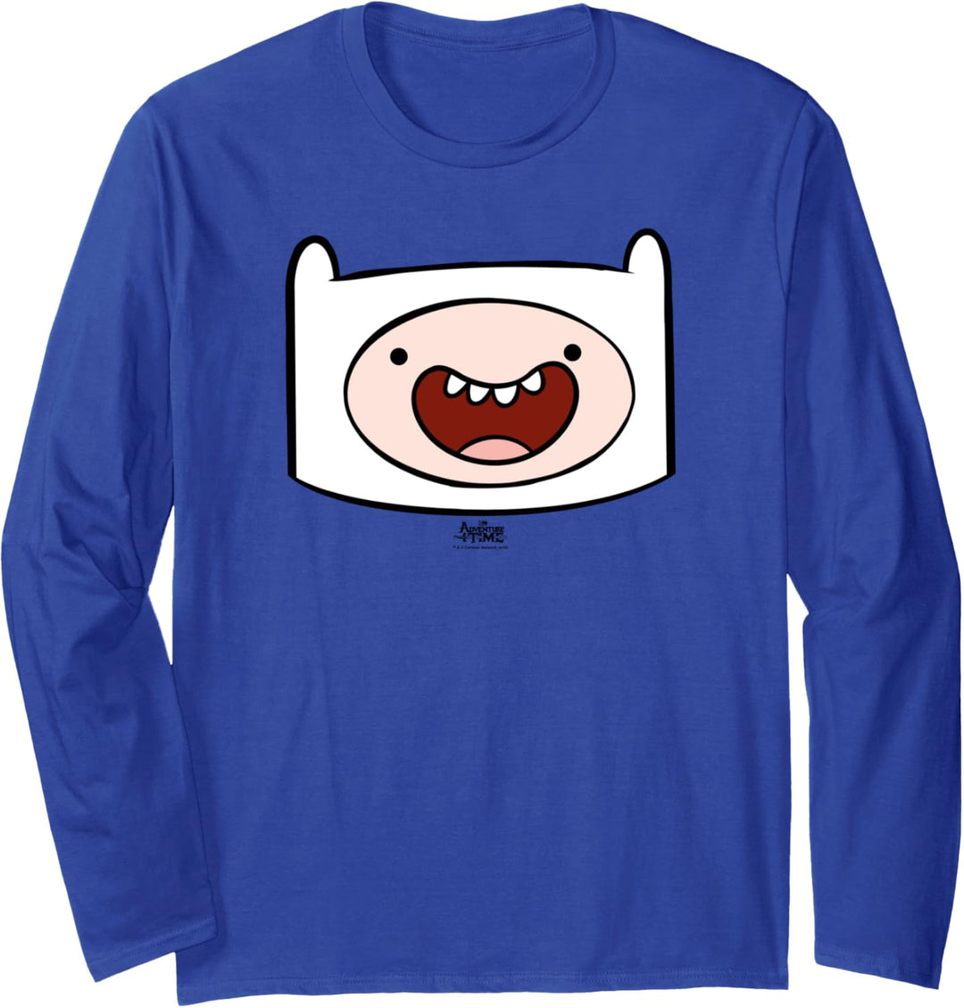Adventure Time Finn Head Langarmshirt